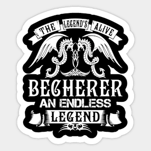 BECHERER Sticker